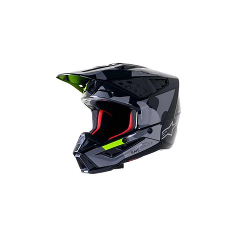 Alpinestars SM5 Rover Camo Grey Motocross Helmet 22 06