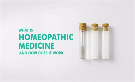 What Is Homeopathic Medicine And How Does It Work