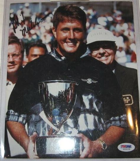 Phil Mickelson Signed Autographed Photo Psadna Ebay