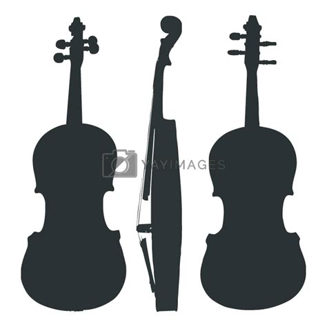 Old Violin Silhouette Sides By Ojal Vectors And Illustrations Free