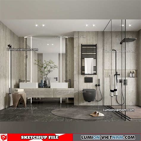 23012023 Bathroom Sketchup Interior Model