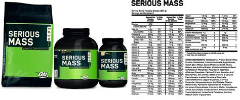 Гейнер Serious Mass от Optimum Nutrition: как принимать, состав и отзывы