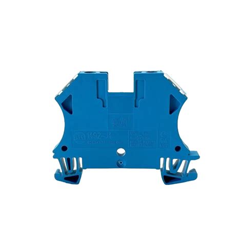 Bornera 4mm 35a 600vac Azul Vz Controles Industriales