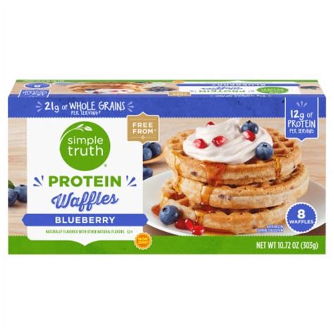 Simple Truth® Blueberry Protein Waffles 10 72 Oz Frys Food Stores