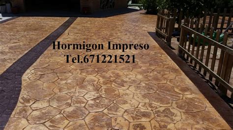 Construccion Hormigon Impreso Alcorcón Madrid Tel 671221521 YouTube