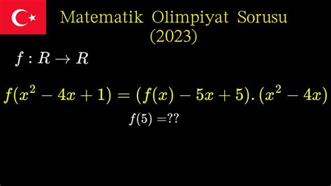 EFSANE OLİMPİYAT SORUSU 2023 YouTube