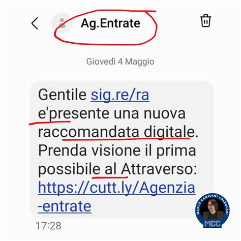 Attenzione Al Falso Sms Dell Agenzia Delle Entrate Marco Camisani