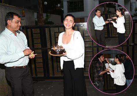 Alia Bhatt Birthday Celebration With Paparazzi आलिया भट्ट ने पैपराजी