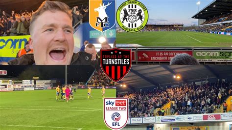 Mansfield Ever Closer Mansfield Town Vs Forest Green Youtube