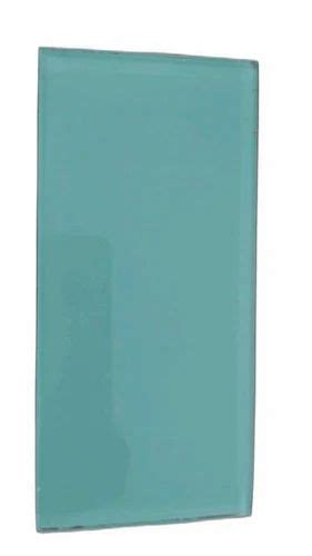 Plain Glossy Light Blue Painted Lacquered Glass For Decoration