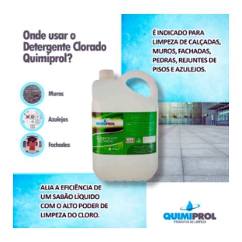 DETERGENTE CLORADO QUIMIPROL 5L Solulimp