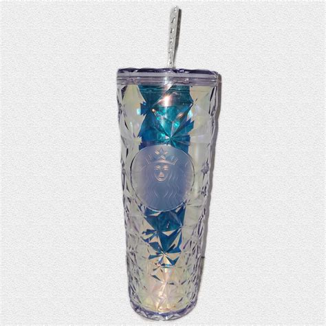 Starbucks Christmas Holidays Vaso De Vidrio Transparente Con Prisma