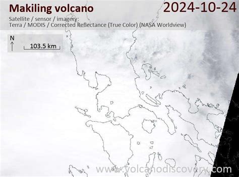 Latest Satellite Images of Makiling Volcano | VolcanoDiscovery