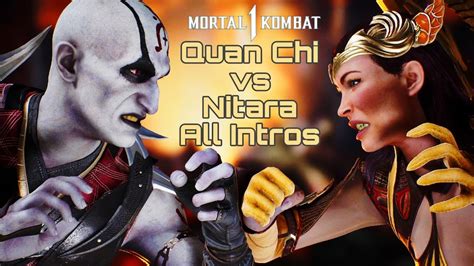 Mortal Kombat 1 Quan Chi Vs Nitara All Intros Mk1 Quan Chi Vs Nitara