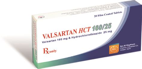 Valsartan Hct Each Valsartan Hct Film Coated Tablet