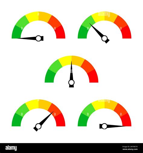 Speedometer Icon Or Sign With Arrow Collection Of Colorful Infographic