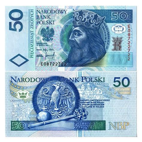 Banknote Poland Zlotych King Kazimierz Iii Wielki