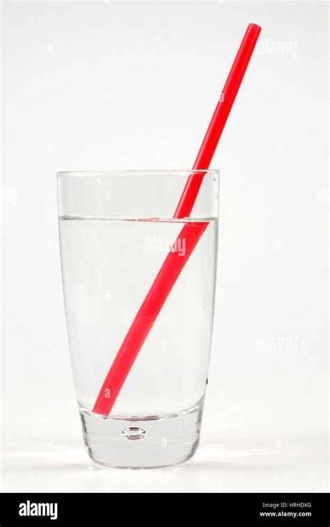 Glass Of Water With Straw