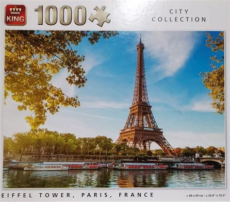 King 'Eiffel Tower Paris' 1000 pieces - Puzzle 1000 pieces