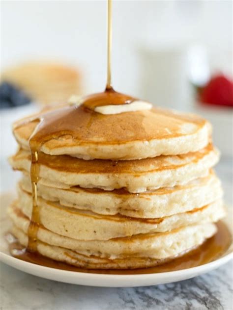 Homemade Fluffy Pancakes Grace And Good Eats