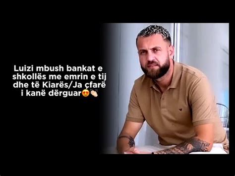 Luizi mbush bankat e shkollës me emrin e tij dhe të Kiarës Ja çfarë i