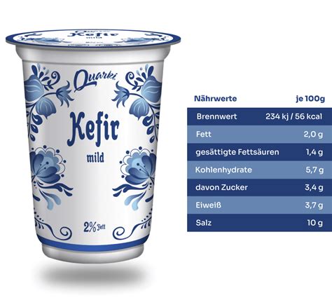 Kefir 330g Quarki Milchprodukte