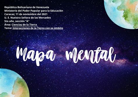 Solution Mapa Mental De Ciencias De La Tierra Interacciones De La