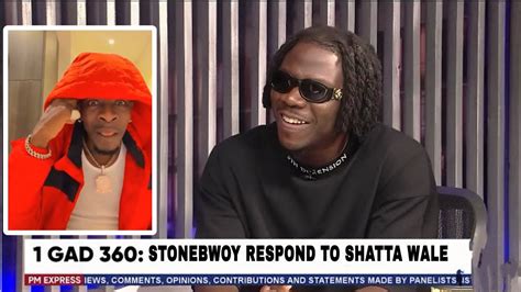 Stonebwoy Finally Replied Shatta Wale Youtube