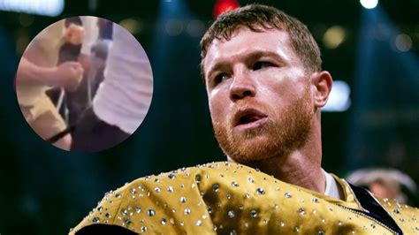 Saúl Canelo Álvarez se hace viral por golpear la zona abdominal de un