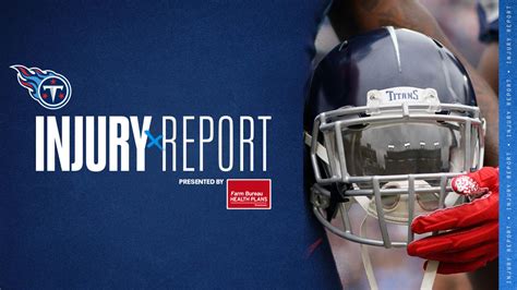 Nfl Week Injury Report Heddi Tanhya