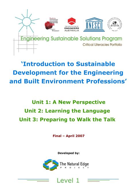 PDF Engineering Online Textbook Engineering Sustainable Solutions