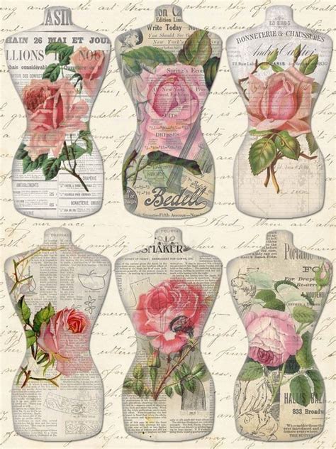 Decoupage Vintage Vintage Paper Dolls Decoupage Paper Vintage Labels