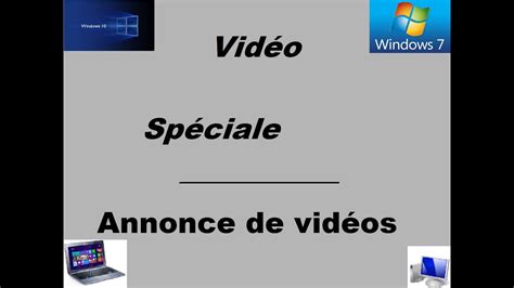 Vid O Sp Ciale Annonce Des Prochaines Vid Os Youtube