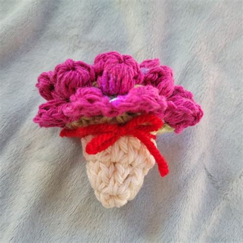 Crochet Flower Bouquet Coasters - Etsy