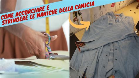 Come Accorciare E Stringere Le Maniche Della Camicia Tutorial Cucito