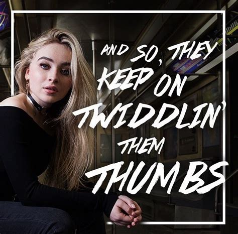 Sabrina Carpenter Thumbs Lyrics