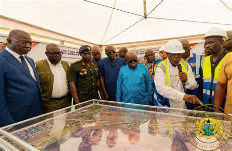 Akufo Addo Cuts Sod For Accra Tema Motorway Reconstruction Project