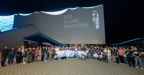 BYD is Malaysia's #1 EV brand with over 10,000 units sold