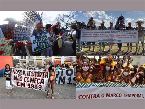 Brasil Indígenas aún movilizados tras pausa en juicio sobre tierra Prensa Latina