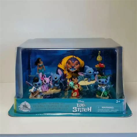 Disney Store Lilo Stitch Deluxe Figure Set Figurine Playset Cake