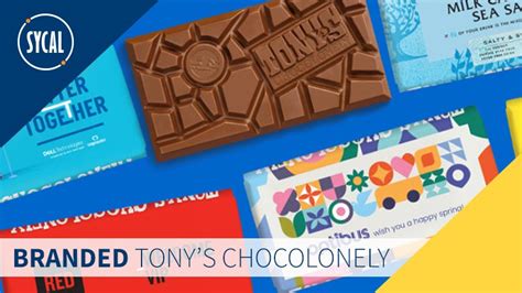 Custom Branded Tony's Chocolonely Bars | Sycal Promos