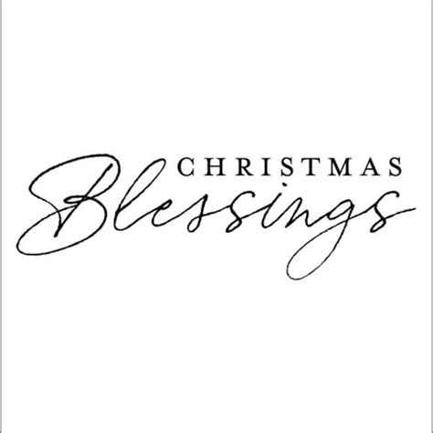 Christmas Blessings Etsy