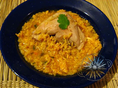 Cocina Costarricense Arroz Guacho