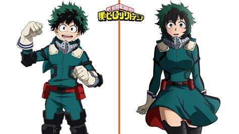 My Hero Acedemia Boku No Hero Academia Characters Gender Swap Version