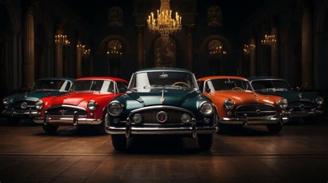 Premium Photo | Classic Vintage Car Collection