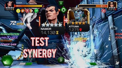 Mcoc Namor And Attuma Test Synergy Marvel Kabam Contest Of Champions Youtube