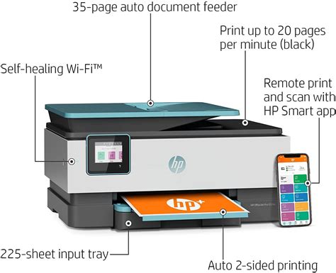 HP OfficeJet Pro 8028e All In One Wireless Color Inkjet Printer