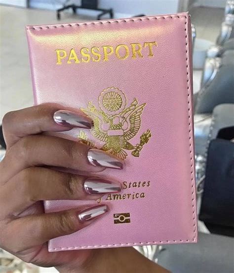 Passport Cover Passport Passport Cover Pink Vibes