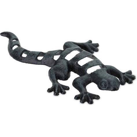 Statuette de lézard déco en Fonte pour Jardin HxLxP 2 5 x 23 x