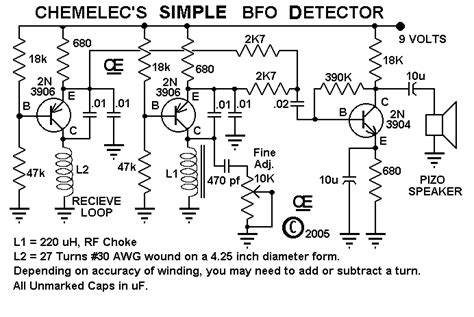 Metal Detector Schematic